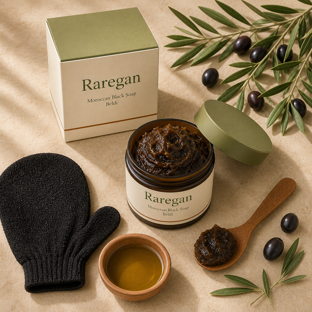 Raregan Moroccan Black Soap