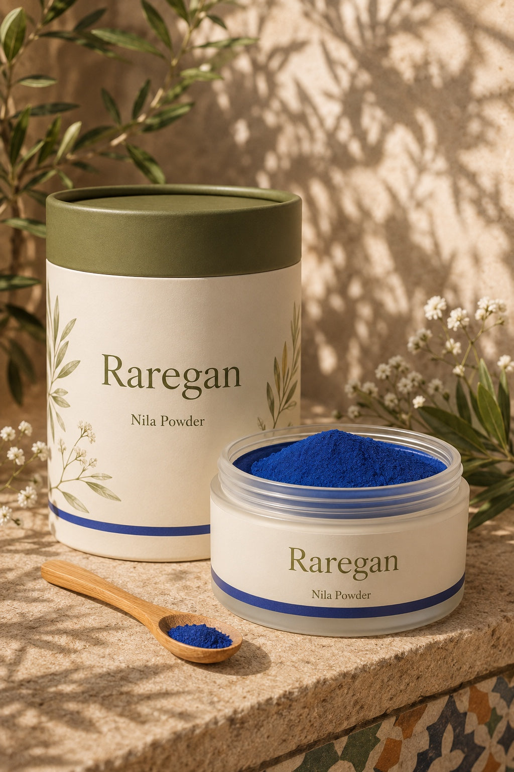 Raregan Nila Indigo Powder – 100% Natural & Pure | Made in Morocco