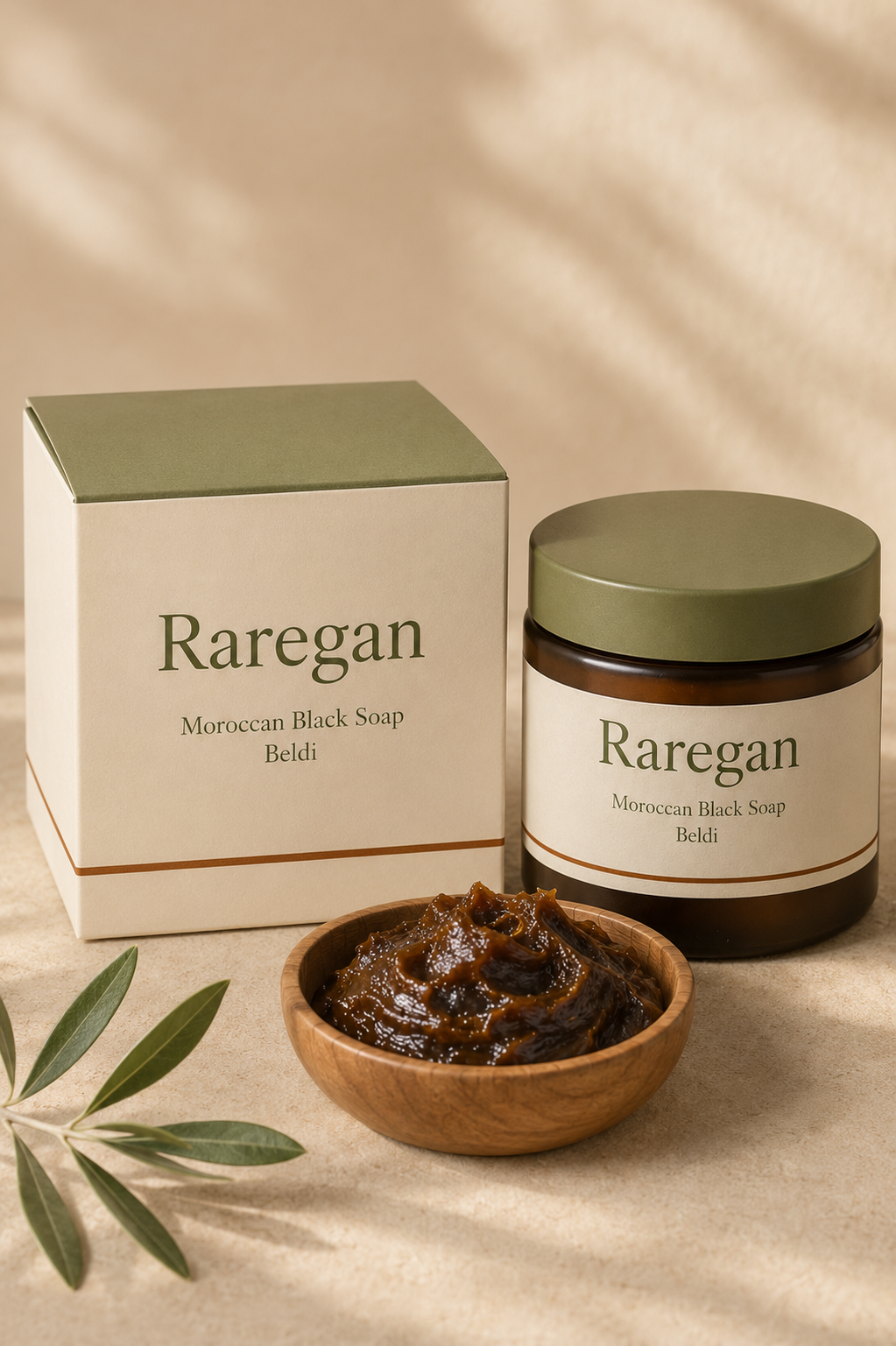 Raregan Moroccan Black Soap – 100% Natural & Pure | Made in Morocco