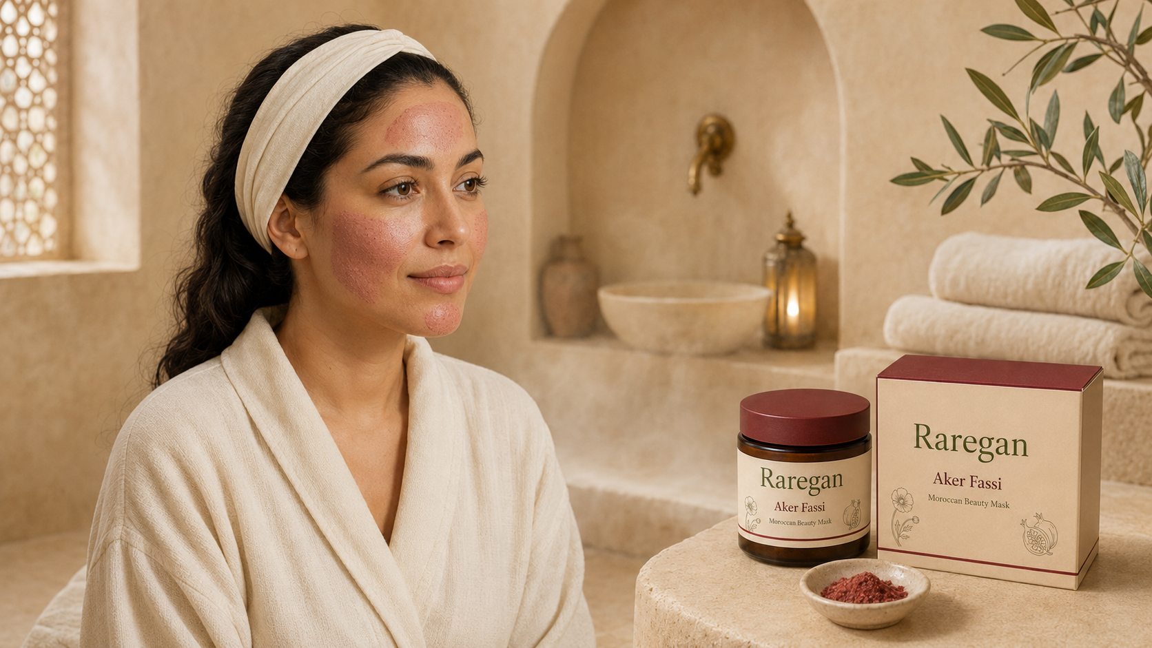 Raregan Aker Fassi Face Mask – 100% Natural & Pure | Made in Morocco