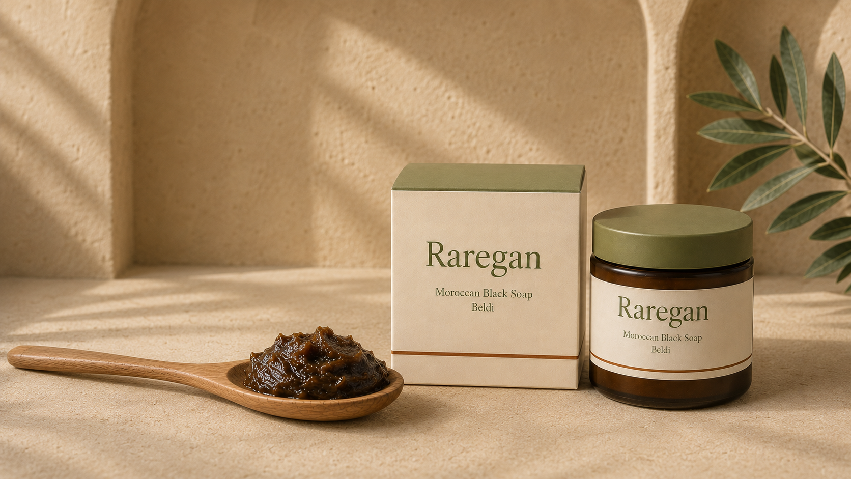 Raregan Moroccan Black Soap – 100% Natural & Pure | Made in Morocco