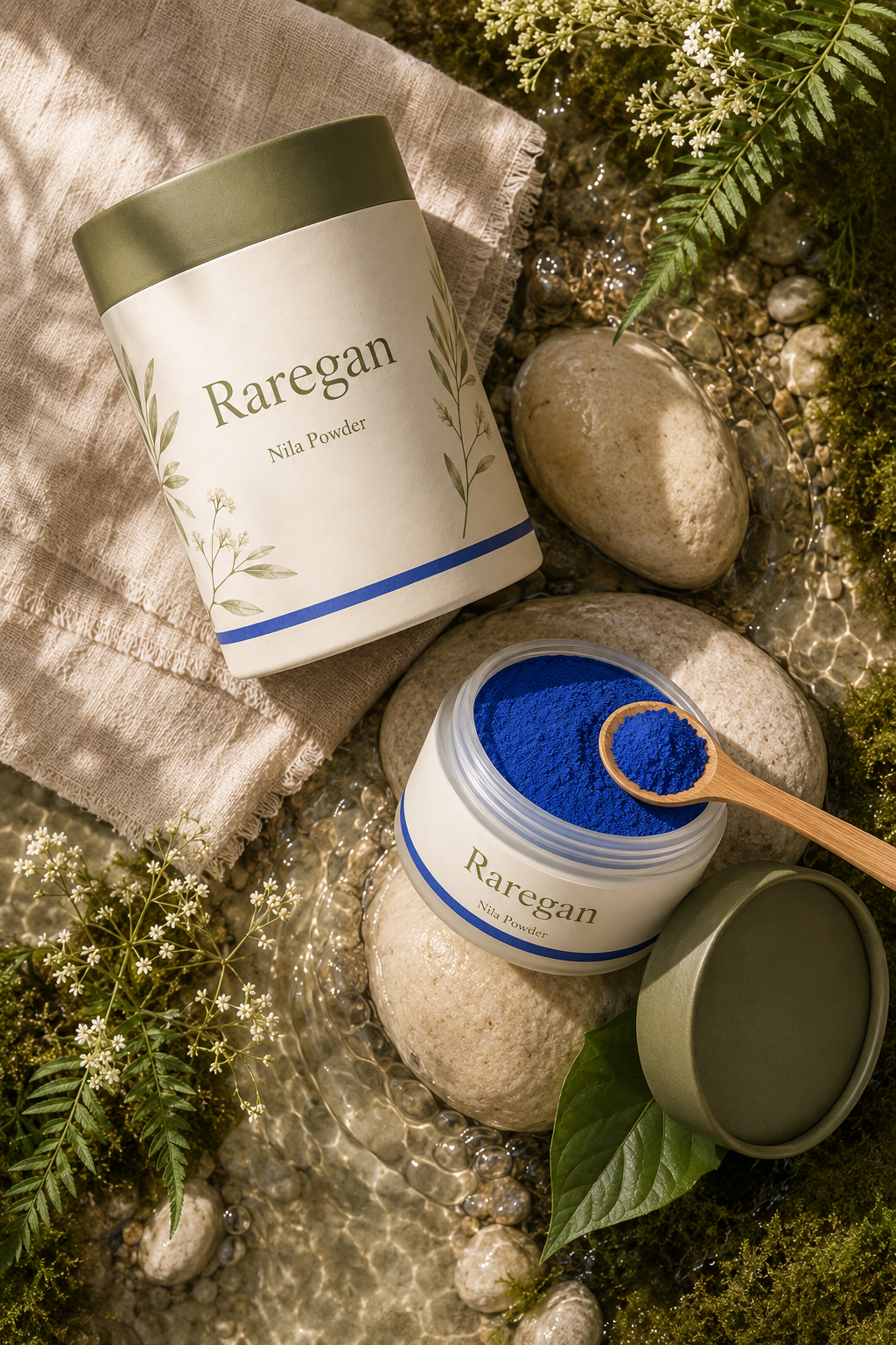 Raregan Nila Indigo Powder – 100% Natural & Pure | Made in Morocco