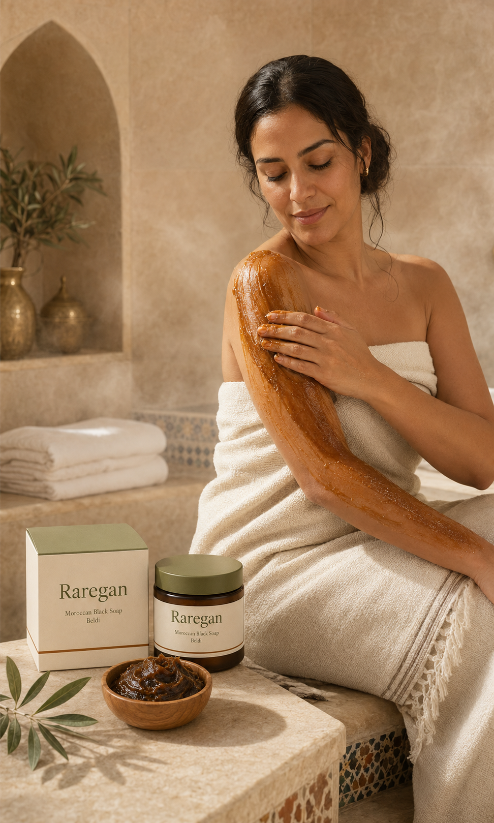 Raregan Moroccan Black Soap – 100% Natural & Pure | Made in Morocco